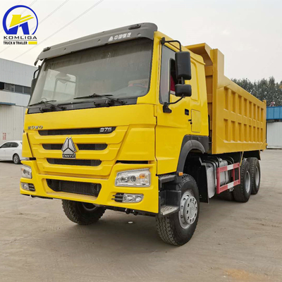 Used Sinotruk HOWO 375HP Dump Truck with High Horsepower 351-450hp in Good Condition