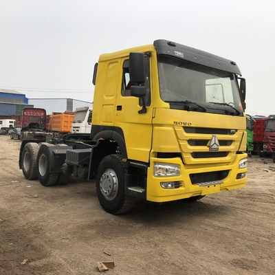 Performance Used HOWO 6X4 Tractor Head Truck with Steering and D12.42-20 Engine