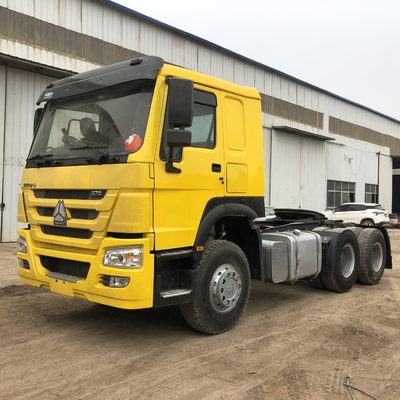 Performance Used HOWO 6X4 Tractor Head Truck with Steering and D12.42-20 Engine