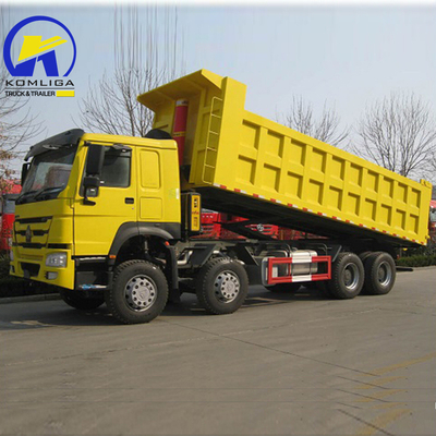 Sinoteuk HOWO 8X4 Dump Truck with Lifting Device Load Capacity 21-30t Strong Power