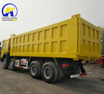 Sinoteuk HOWO 8X4 Dump Truck with Lifting Device Load Capacity 21-30t Strong Power