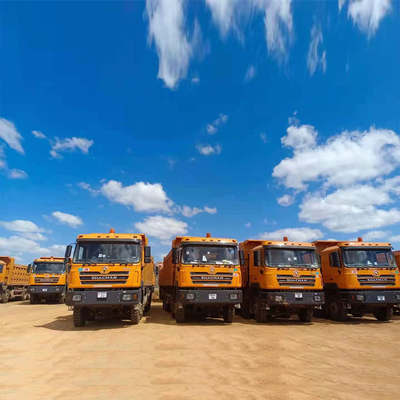 12 Wheels Shacman 8X4 Dump Tipper Truck with 375HP Horse Power and 10 1 Spare Tyres