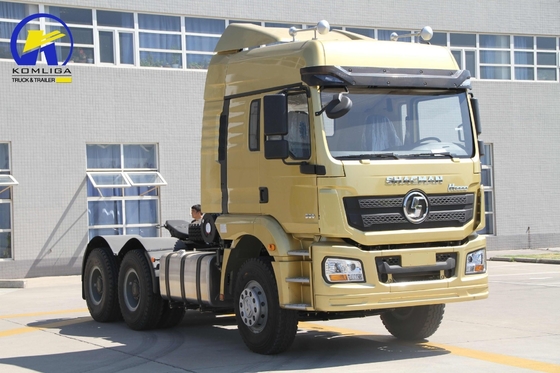 Steering Heavy Duty 6X4 380HP Shacman F3000 Tractor Used Head Truck with Diesel Engine