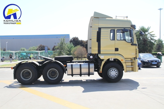 Steering Heavy Duty 6X4 380HP Shacman F3000 Tractor Used Head Truck with Diesel Engine