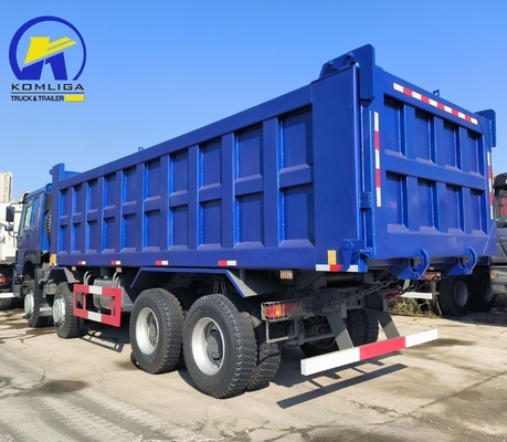 Front Lifting Style Sinotruk HOWO 8X4 Dump Truck with Large Capacity and Yellow Dumping