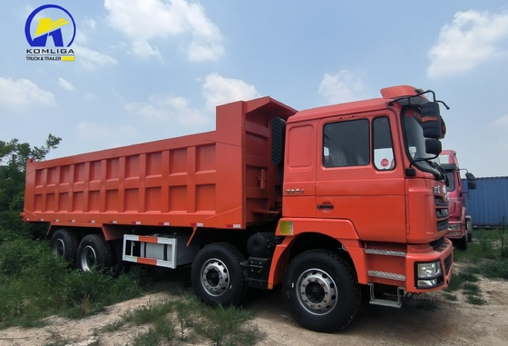 Used 8X4 Shacman Dump Truck Tire Certification GCC 16tons Loading Capacity Rear Axle