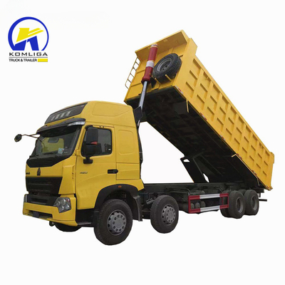 Sinotruk 8X4 HOWO-T7h 420HP Tipper/Dump Truck with 300L Fuel Tanker