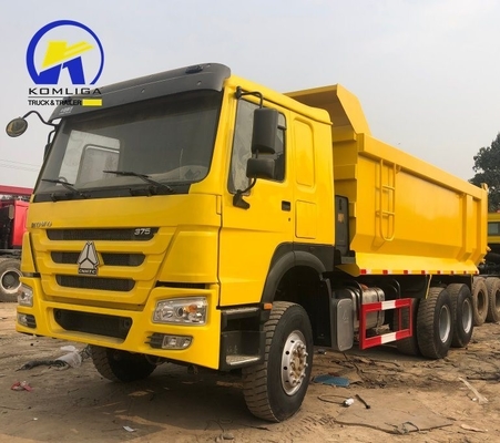 16tons Loading Capacity Rear Axle 10 Tyres 6X4 HOWO Dump Truck for Techinical Support