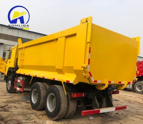 16tons Loading Capacity Rear Axle 10 Tyres 6X4 HOWO Dump Truck for Techinical Support