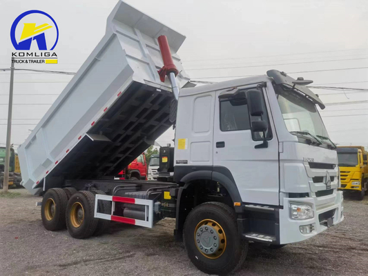 16tons Loading Capacity Rear Axle 10 Tyres 6X4 HOWO Dump Truck for Techinical Support
