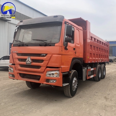 High Horsepower Used Sinotruk HOWO 375HP 6X4 10wheel Rhd LHD 40ton 60ton Tipper Truck