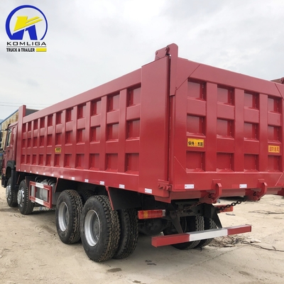 Sinotruk HOWO 375HP 8X4 12wheel Rhd LHD 60ton Used Tipper Dump Truck for Construction