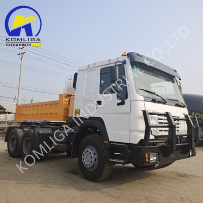 6X4 371HP Tipper HOWO Dump Truck in Used Good Condition with ECE Tire Certification