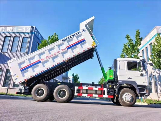 6X4 Heavy Duty Shacman Tipper Truck Dump Truck with 9tons Loading Capacity Front Axle