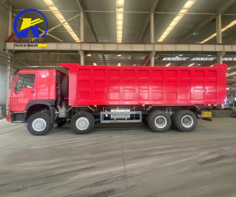 351-450hp Sinotruk HOWO 8X4 Tipper Truck with 50t Load Capacity Front Lifting Dump Truck