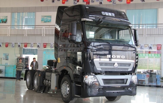 6×4 Manual Transmission Sinotruk HOWO T7h Used Trailer Head Prime Mover Tractor Truck