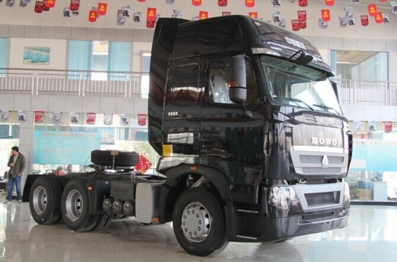 6×4 Manual Transmission Sinotruk HOWO T7h Used Trailer Head Prime Mover Tractor Truck