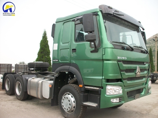 Used 6*4 HOWO Tractor Truck Trailer Head with 21-30t Load Capacity and 9 Tons Front Axle