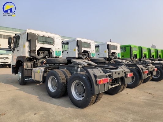 Used 6*4 HOWO Tractor Truck Trailer Head with 21-30t Load Capacity and 9 Tons Front Axle