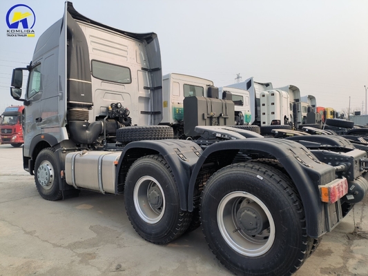 Used 6*4 HOWO Tractor Truck Trailer Head with 21-30t Load Capacity and 9 Tons Front Axle