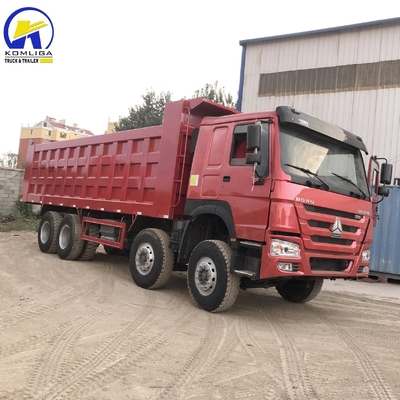 HOWO 12 Wheels 8X4 Dump Truck Tipper Truck with 20cbm Bucket Dimension 5600X2300X1500