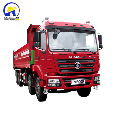 Shacman M3000 8X4 12tires Tipper Dump Truck with Front Axle of 9tons Loading Capacity