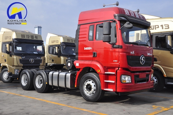 Shacman 6X4 420HP Trailer Tractor Head Truck for Techinical Support and Spare Parts