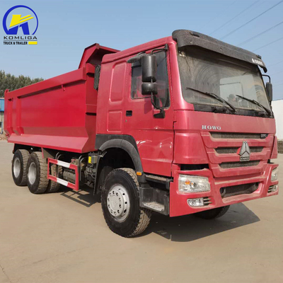 Used Sinotruk HOWO 375HP 6X4 U Shape Tipper Dump Truck with Engine Wd615.47.D12.42