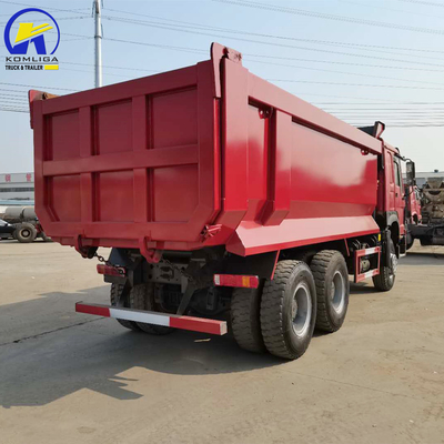 Used Sinotruk HOWO 375HP 6X4 U Shape Tipper Dump Truck with Engine Wd615.47.D12.42