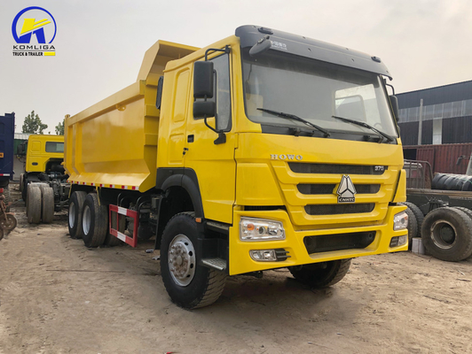 Used Sinotruk HOWO 375HP 6X4 U Shape Tipper Dump Truck with Engine Wd615.47.D12.42