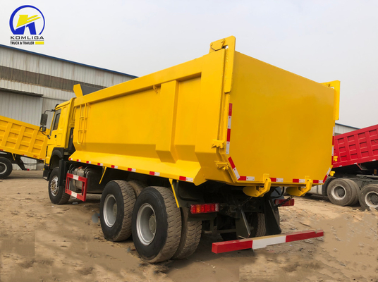 Used Sinotruk HOWO 375HP 6X4 U Shape Tipper Dump Truck with Engine Wd615.47.D12.42