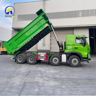 Yellow 11500*2500*3400mm HOWO Sinotruk 8X4 371HP 400HP 430HP Tipper Dump Heavy Truck