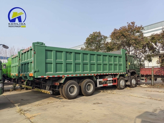 Yellow 11500*2500*3400mm HOWO Sinotruk 8X4 371HP 400HP 430HP Tipper Dump Heavy Truck
