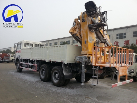 Zz3257n3847A 10-50tons Hydraulic Truck Crane with 300L Fuel Tanker and Performance