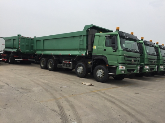 300L Fuel Tanker Customization 12 Wheels and Used HOWO 8X4 Dump Truck with Front Lifting