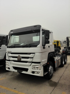 Radial Tire Design 371HP Used Sinotruk HOWO 6*4 Tractor Truck with 9 Tons Front Axle