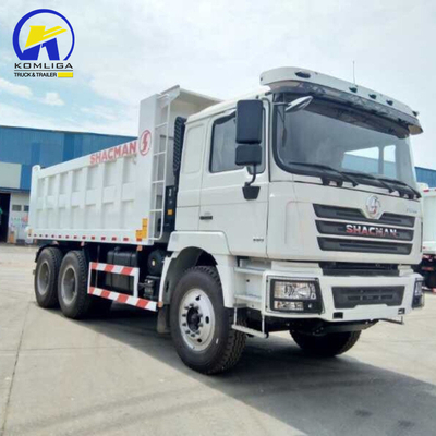 10 Wheels Shacman Tipper Truck with Front Lifting Diesel 8500*2500*3400mm and Used