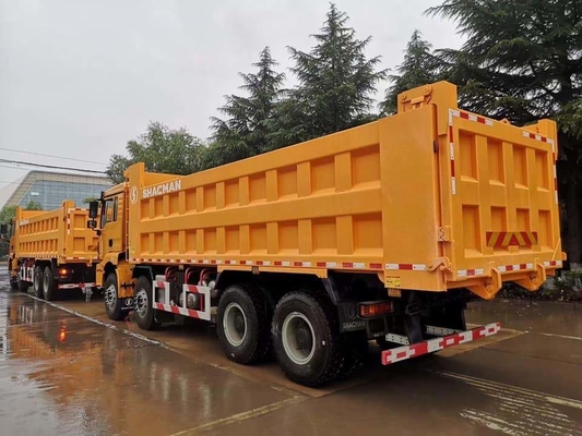 Shacman 8X4 Dump Truck Heavy Tipper Truck with Hw19710 Transmission and 2sets Rear Axle