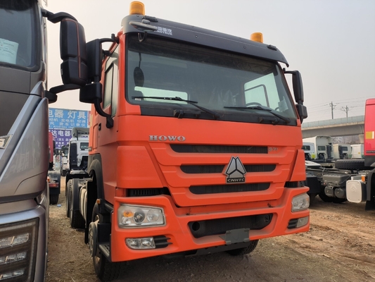 Used Sinotruk HOWO Tractor Trailer Head Prime Mover 6X4 D12.42-20 Engine Speed Ratio 3.7
