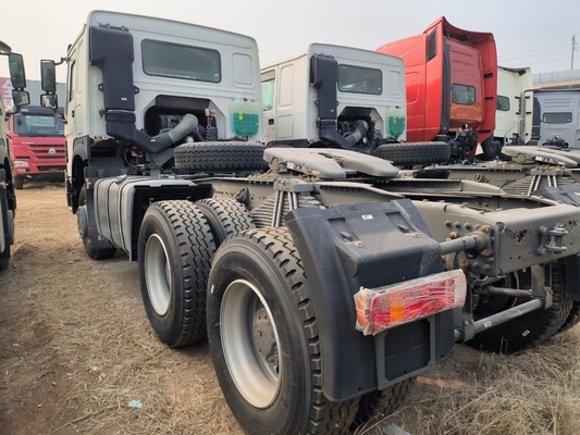 Used Sinotruk HOWO Tractor Trailer Head Prime Mover 6X4 D12.42-20 Engine Speed Ratio 3.7