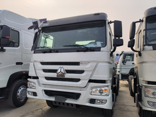 Used Sinotruk HOWO Tractor Truck 6X4 Euro 2 Emission Standard 400L Aluminum Oil Tanker