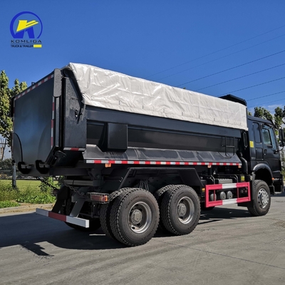 21-30t Load Capacity and Used HOWO 10 Tyres Dump/Tipper Truck for in Red