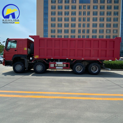 / Used 8X4 12 Wheels Sinotruk HOWO Tipper Truck DOT Certified and Customized Request