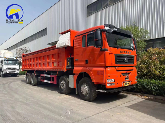 / Used 8X4 12 Wheels Sinotruk HOWO Tipper Truck DOT Certified and Customized Request