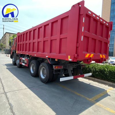 / Used 8X4 12 Wheels Sinotruk HOWO Tipper Truck DOT Certified and Customized Request