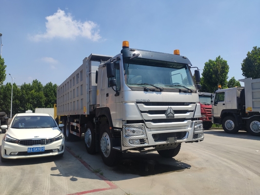 Good Condition Second Hand HOWO 8X4 12wheels Dump Tipper Truck with DOT Certification