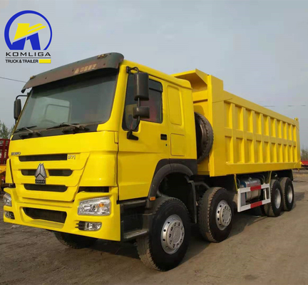 Second Hand 8X4 40-50tons Dump Tipper Truck with Zz3257n3847A Model and 10 1 Tyres