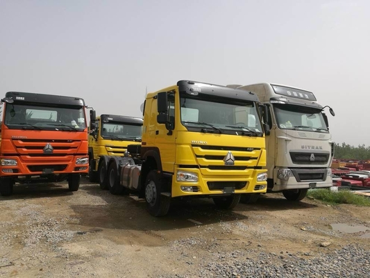 Used Sinotruk HOWO 6X4 Head Trailer Truck with Euro2 Emission and Radial Tire Design