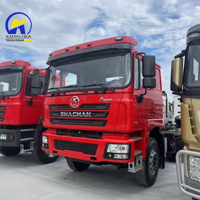 Front Axle 9tons Loading Capacity Used Shacman F3000 6X4 Diesel Prime Mover Tractor Truck
