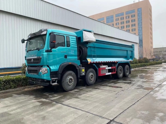 8L Engine Capacity Sinotruk HOWO 8X4 Front Lifting Dump Truck for Dr Congo Market
